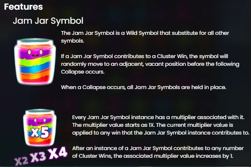 Jammin' Jars Game Symbols